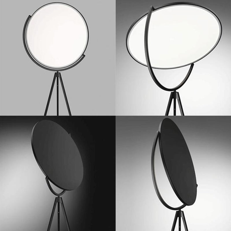 Lampadaire Design avec Trépied, Lampe de Salon Ronde - AVEDO – Mon