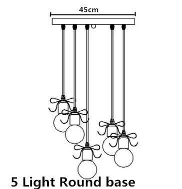 Support socle rond suspension jusqu'à 5 trous (noir ou blanc)