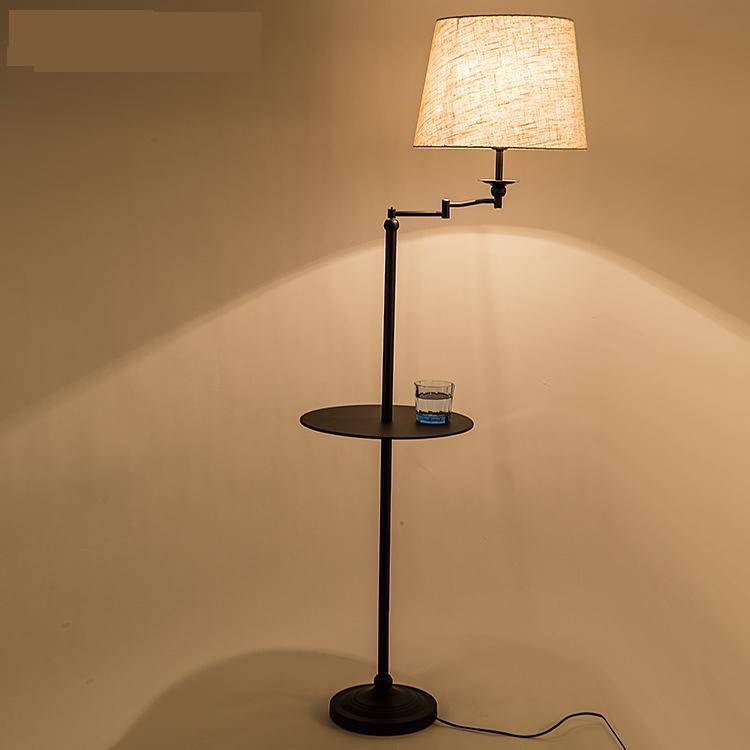 Lampadaire, lampadaire, lampe de table, lampe de table, abat-jour