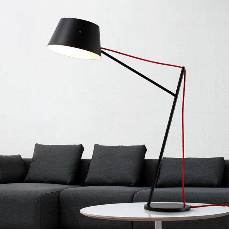 Lampadaire LED dimmable lampadaire salon lampadaire design noir